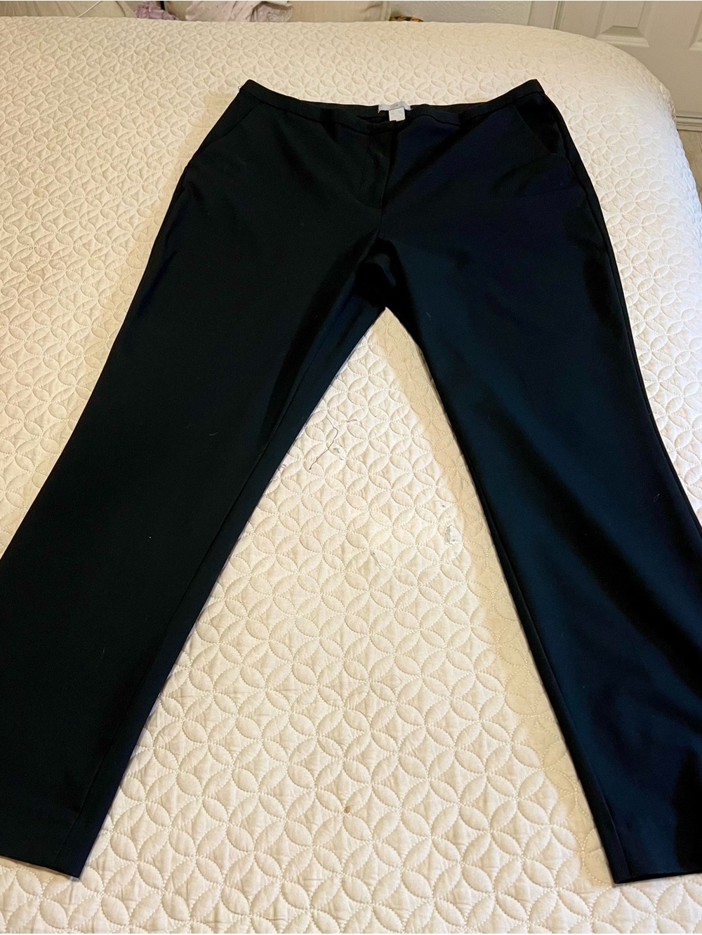 H&M Black Women's Dress Pants - Classic Straight Leg size 14